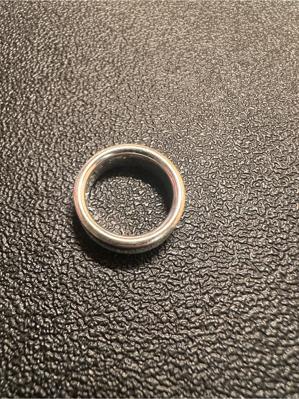 Tiffany & Co. 1837 Sterling Silver Concave 1997 Ring Band Size 6.5 - Picture 3 of 4